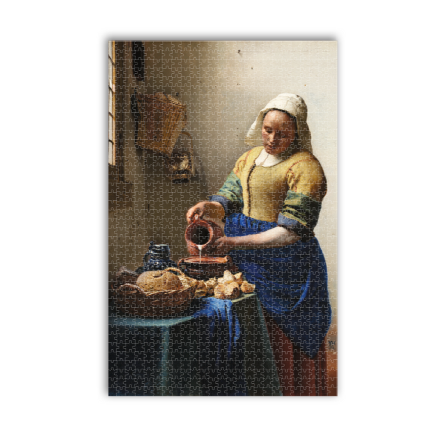 Legpuzzel (1000 stukjes) - J.Vermeer, Melkmeisje